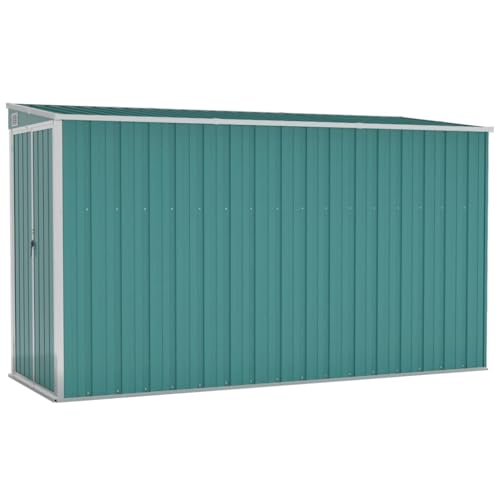 Helloshop26 Gartenhaus, Schuppen, Lagerhaus, Schuppen, Schuppen, robust, Wandmontage, 118 x 288 x 178 cm, verzinkter Stahl, Grün, 02_0022339 Helloshop26 Gartenhaus, Schuppen, Lagerhaus, Schuppen, Schuppen, robust, Wandmontage, 118 x 288 x 178 cm, verzinkter Stahl, Grün, 02_0022339 von Helloshop26