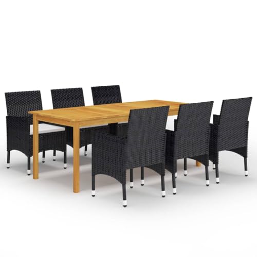Helloshop26 Gartenmöbel-Set, 7-teilig, schwarz, 02_0014022 Helloshop26 Gartenmöbel-Set, 7-teilig, schwarz, 02_0014022 von Helloshop26
