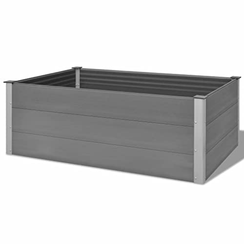 Helloshop26 Hochbeet Pflanzen Blumen Garten WPC 150 x 100 x 54 cm grau 02_0001238 Helloshop26 Hochbeet Pflanzen Blumen Garten WPC 150 x 100 x 54 cm grau 02_0001238 von Helloshop26
