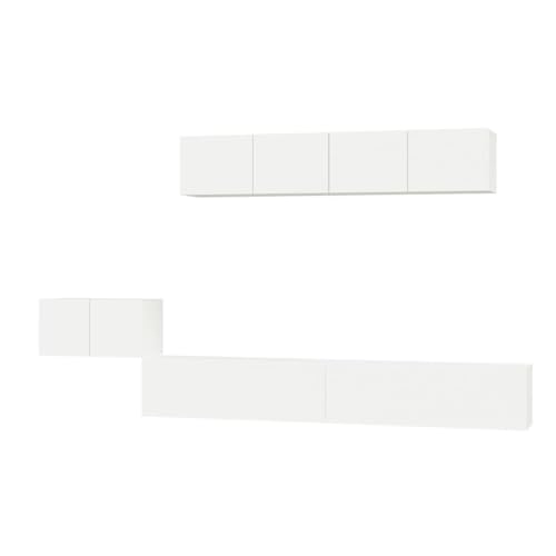 Helloshop26 Möbel-Set Schrank Buffet TV Wohnzimmer Schlafzimmer Wohnzimmer 5-teilig Holz Technik, Weiß 02_0024852 von Helloshop26