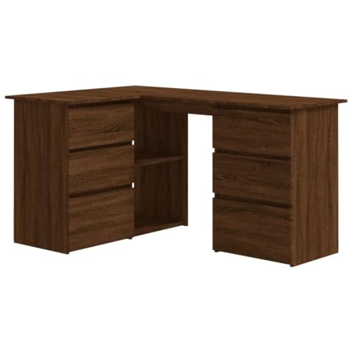 Helloshop26 Schreibtisch Arbeitsplatz Computertisch Computertisch Eckstudie Eiche 145 x 100 x 76 cm Holz Holz Braun 02_0023676 Helloshop26 Schreibtisch Arbeitsplatz Computertisch Computertisch Eckstudie Eiche 145 x 100 x 76 cm Holz Holz Braun 02_0023676 von Helloshop26