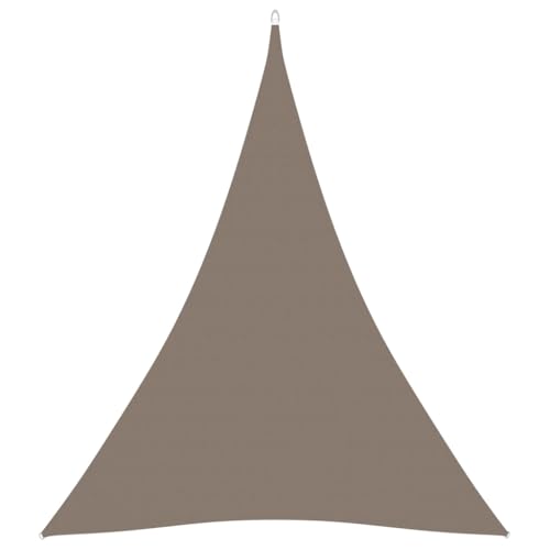 Helloshop26 Sonnensegel für Sonnenschirm, Oxford-Stoff, dreieckig, 3 x 4 x 4 m, Taupe 02_0009840 von Helloshop26