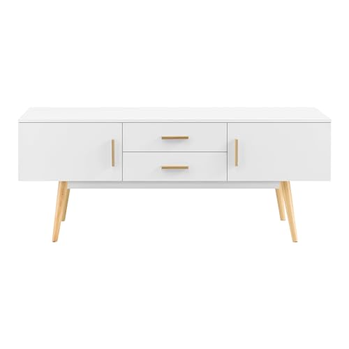 Helloshop26 TV-Schrank Design TV-Ständer Bank Füße aus Holz 140 cm weiß 03_0005867 Helloshop26 TV-Schrank Design TV-Ständer Bank Füße aus Holz 140 cm weiß 03_0005867 von Helloshop26