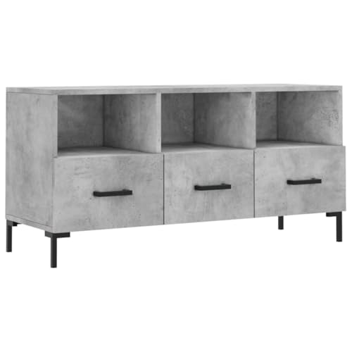 Helloshop26 TV-Schrank Multimedia Regal TV Buffet TV Esszimmer Wohnzimmer Schlafzimmer 102 x 36 x 50 cm Holz grau 02_0025594 von Helloshop26