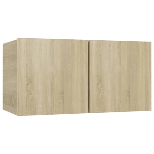 Helloshop26 TV-Schrank Multimedia Regal TV Buffet TV Esszimmer Wohnzimmer Schlafzimmer Hängend Eiche Sonoma 60 x 30 x 30 cm Braun 02_0028494 Helloshop26 TV-Schrank Multimedia Regal TV Buffet TV Esszimmer Wohnzimmer Schlafzimmer Hängend Eiche Sonoma 60 x 30 x 30 cm Braun 02_0028494 von Helloshop26