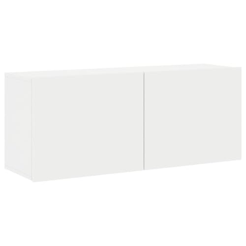 Helloshop26 TV-Schrank Multimedia Regal TV Buffet TV Esszimmer Wohnzimmer Schlafzimmer Wand 100 x 30 x 41 cm Weiß 02_0027737 von Helloshop26
