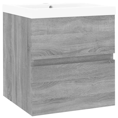 Helloshop26 Waschtisch mit integriertem Becken Sonoma 41 x 38,5 x 45 cm, Grau, Holzwerkstoff 02_0006886 Helloshop26 Waschtisch mit integriertem Becken Sonoma 41 x 38,5 x 45 cm, Grau, Holzwerkstoff 02_0006886 von Helloshop26