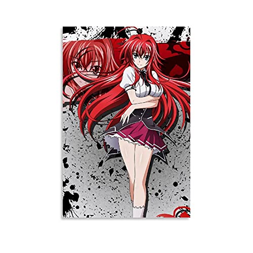 Anime Poster Highschool Dxd Poster Poster Dekorative Malerei Leinwand Wandkunst Wohnzimmer Poster Schlafzimmer Malerei 20 x 30 cm von Hellove