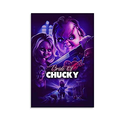 Horror-Filmposter Bride of Chucky Poster Dekorative Malerei Leinwand Wandkunst Wohnzimmer Poster Schlafzimmer Gemälde 30 x 45 cm Horror-Filmposter Bride of Chucky Poster Dekorative Malerei Leinwand Wandkunst Wohnzimmer Poster Schlafzimmer Gemälde 30 x 45 cm von Hellove