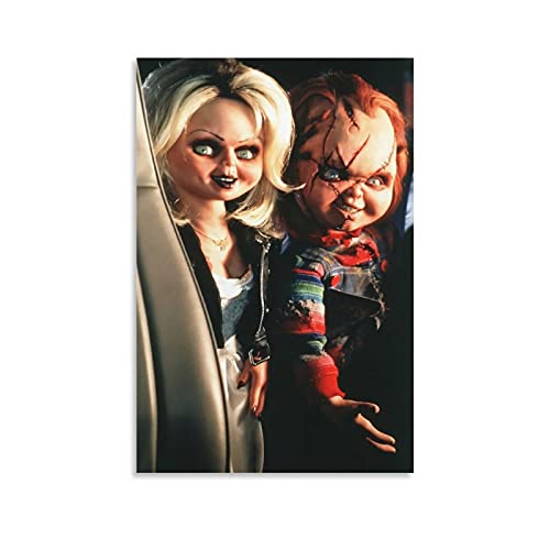 Horror-Filmposter Bride of Chucky Poster Dekorative Malerei Leinwand Wandkunst Wohnzimmer Poster Schlafzimmer Gemälde 50 x 75 cm von Hellove