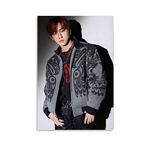 Kpop Stray Kids Group Poster Seo Chang-Bin Leinwand-Kunst-Poster und Wandkunst-Bild, modernes Familien-Schlafzimmer, Deko-Poster 40 x 60 cm von Hellove