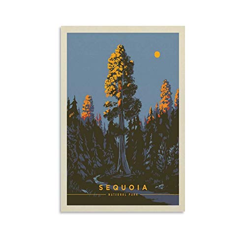 Sequoia National Park Primeval Forest Poster Dekorative Malerei Leinwand Wandposter und Kunstdruck Moderne Familie Schlafzimmer Dekor Poster 30 x 45 cm Sequoia National Park Primeval Forest Poster Dekorative Malerei Leinwand Wandposter und Kunstdruck Moderne Familie Schlafzimmer Dekor Poster 30 x 45 cm von Hellove