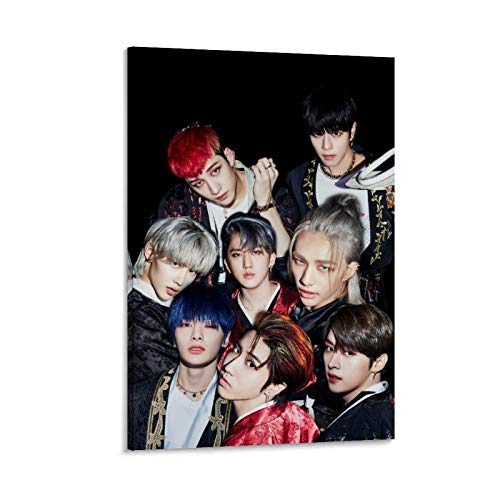 Stray Kids Kpop Poster Poster Dekorative Malerei Leinwand Wandkunst Wohnzimmer Poster Schlafzimmer Gemälde 30 x 45 cm von Hellove