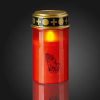 Hellum Grablicht rot LED gelb Timer 522853 Hellum Grablicht rot LED gelb Timer 522853 von Hellum