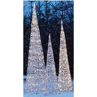 Hellum LED-Acryl-Pyramide H:90cm ww außen 568318 Hellum LED-Acryl-Pyramide H:90cm ww außen 568318 von Hellum