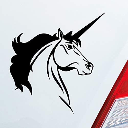 Hellweg Druckerei Das letzte Einhorn last Unicorn Pferd Auto Aufkleber Sticker Heckscheibenaufkleber von Hellweg Druckerei