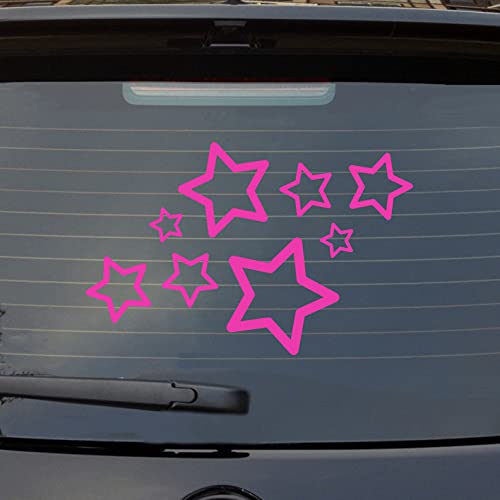 Hellweg Druckerei Heckscheibenaufkleber Sterne Stars Fun Sticker Auto-Aufkleber von Hellweg Druckerei