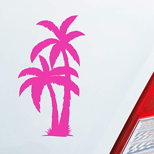 Hellweg Druckerei Palme Palms Beach Strand Kokospalme Pflanze Auto Aufkleber Sticker Heckscheibenaufkleber von Hellweg Druckerei