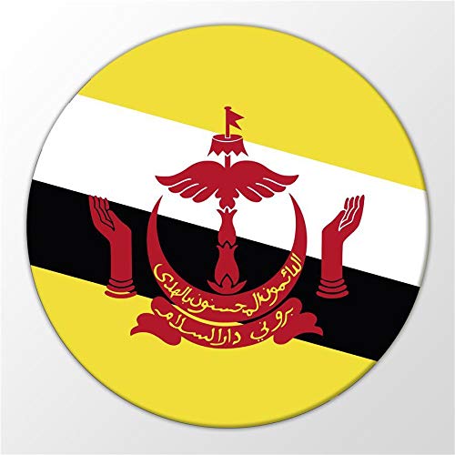 Kühlschrank Magnet Brunei Darussalam Flagge Asien Flag Geschenk Idee Magnettafel Kühlschrankmagnet Whiteboard von Hellweg Druckerei