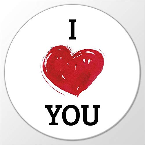 Kühlschrank Magnet I Love You Herz Liebe verliebt Dich Geschenk Idee Magnettafel Kühlschrankmagnet Whiteboard von Hellweg Druckerei