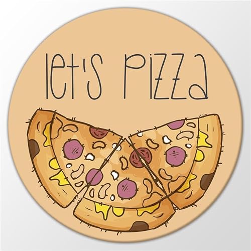 Huuraa Magnet Let's Pizza Geschenk Kühlschrankmagnet 59mm Kühlschrankmagnet Flaschenöffner Let's Pizza Geschenkidee von Hellweg Druckerei