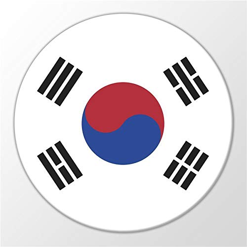 Kühlschrank Magnet Südkorea Flagge Ostasien Staat Geschenk Idee Magnettafel Kühlschrankmagnet Whiteboard von Hellweg Druckerei