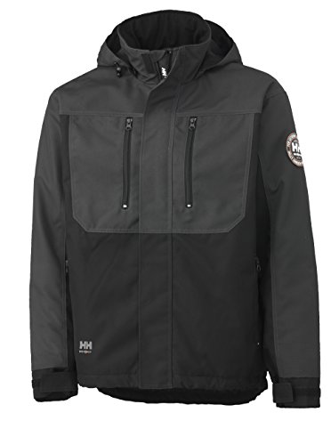 Helly Hansen 34-076201 Workwear Funktionsjacke/Berg Jacket Winterjacke,grau/schwarz,XL von Helly Hansen Workwear