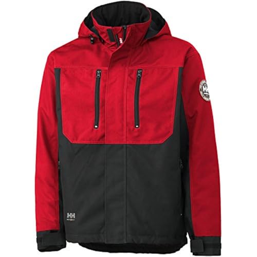 Helly Hansen 34-076201 Workwear Funktionsjacke/Berg Jacket Winterjacke,rot/schwarz,M von Helly Hansen Workwear