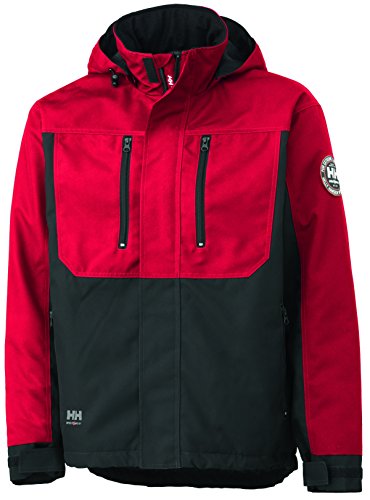 Helly Hansen 34-076201 Workwear Funktionsjacke/Berg Jacket Winterjacke,rot/schwarz,XL von Helly Hansen Workwear