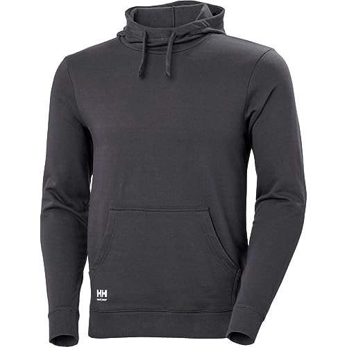 Helly-Hansen Herren Classic Hoodie - 970 Dark Grey, L, 970 Dark Grey, Large von Helly Hansen Workwear