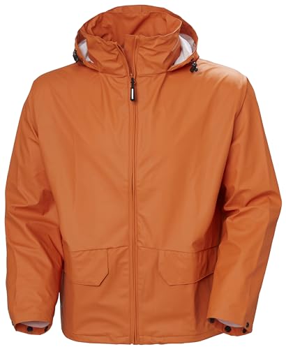 Helly Hansen Workwear Herren 70180 Regenjacke VOSS wasserdicht Helly Hansen orange S, Orange, S EU von Helly Hansen Workwear