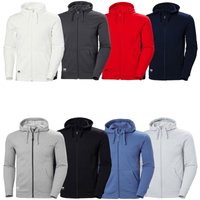 Helly Hansen - Classic 79328 Arbeits-Sweatshirt mit Kapuze und durchgehendem Reißverschluss - xl - Dunkelgrau von Helly Hansen