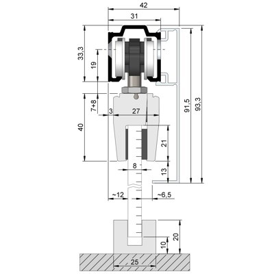 OT-Abdeckkappe,für einseitige Verblendung, Aluminium, naturton eloxiert OT-Abdeckkappe,für einseitige Verblendung, Aluminium, naturton eloxiert von Helm