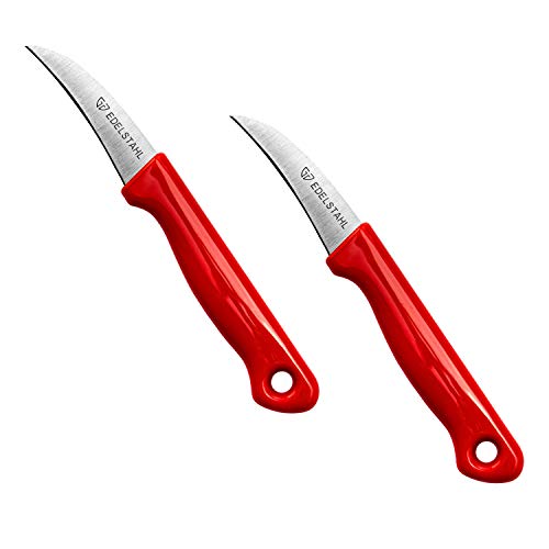 Helmecke & Hoffmann 2er-Set Küchenmesser | Schälmesser aus Edelstahl | Gemüsemesser mit ergonomischem Griff Helmecke & Hoffmann 2er-Set Küchenmesser | Schälmesser aus Edelstahl | Gemüsemesser mit ergonomischem Griff von Helmecke & Hoffmann