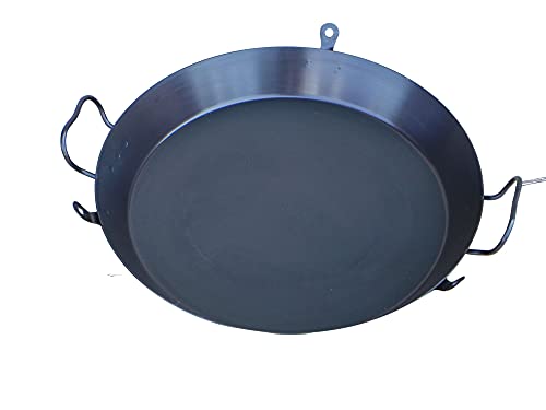 Schwenkgrill Pfanne Helmensdorfer Eisenpfanne gebläut 40 cm Paellapfanne von Helmensdorfer