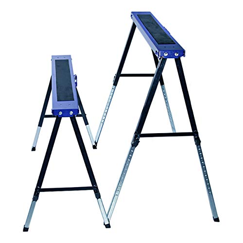 HELO 2x Arbeitsbock Gerüstbock Klappbock höhenverstellbar Stützbock Unterstelböcke B2 HELO 2x Arbeitsbock Gerüstbock Klappbock höhenverstellbar Stützbock Unterstelböcke B2 von Helo