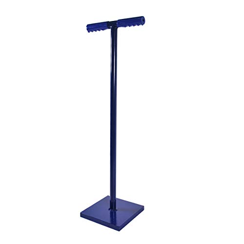 HELO Erdstampfer Betonstampfer aus Stahl 15 kg mit 2-Hand T-Griff, Handstampfer zum Verdichten mit 21x21 cm großer und 40 mm starker Grundplatte, Höhe: 80 cm, Gewicht: 15 kg, Farbe: Blau HELO Erdstampfer Betonstampfer aus Stahl 15 kg mit 2-Hand T-Griff, Handstampfer zum Verdichten mit 21x21 cm großer und 40 mm starker Grundplatte, Höhe: 80 cm, Gewicht: 15 kg, Farbe: Blau von Helo