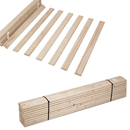 Helo Rolllattenrost Lattenrost Rollrost Holzlatten Bettrost Latten 11 Latten 100 x 200 cm (Basic A3) von Helo