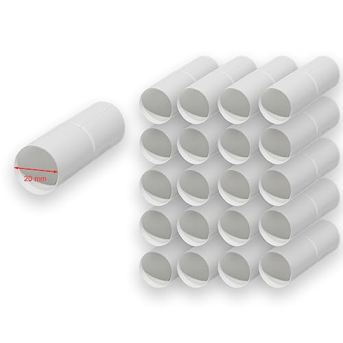 Steckmuffe Verbindung Kabelrohr Isolierrohr Elektrorohr Verbindungsstück PVC ⌀ 20 mm 20x M2 Steckmuffe Verbindung Kabelrohr Isolierrohr Elektrorohr Verbindungsstück PVC ⌀ 20 mm 20x M2 von Helo