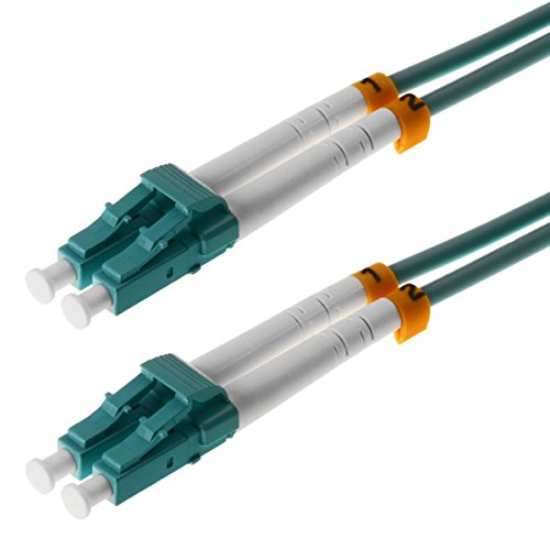 Helos LWL Patchkabel 50/125 m OM3 LC 20,0 m, LC Duplex Stecker, aqua / blau, 115723 Helos LWL Patchkabel 50/125 m OM3 LC 20,0 m, LC Duplex Stecker, aqua / blau, 115723 von Helos