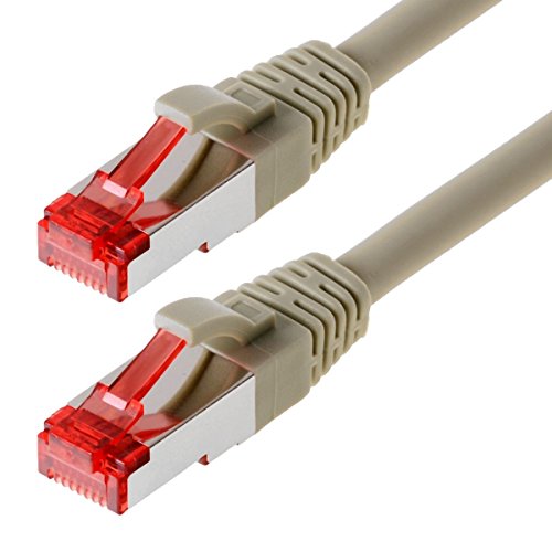 Helos Patchkabel S/FTP Cat 6 grau 1,5m von Helos