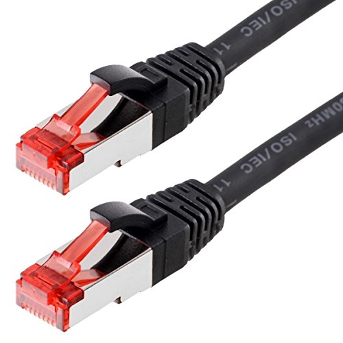 Helos Patchkabel S/FTP Cat 6 schwarz 20 m Helos Patchkabel S/FTP Cat 6 schwarz 20 m von Helos