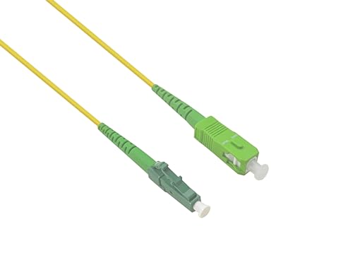 helos LWL Simplex Patchcord SC/APC-LC/APC G657 9/125µm OS2, 15m von Helos