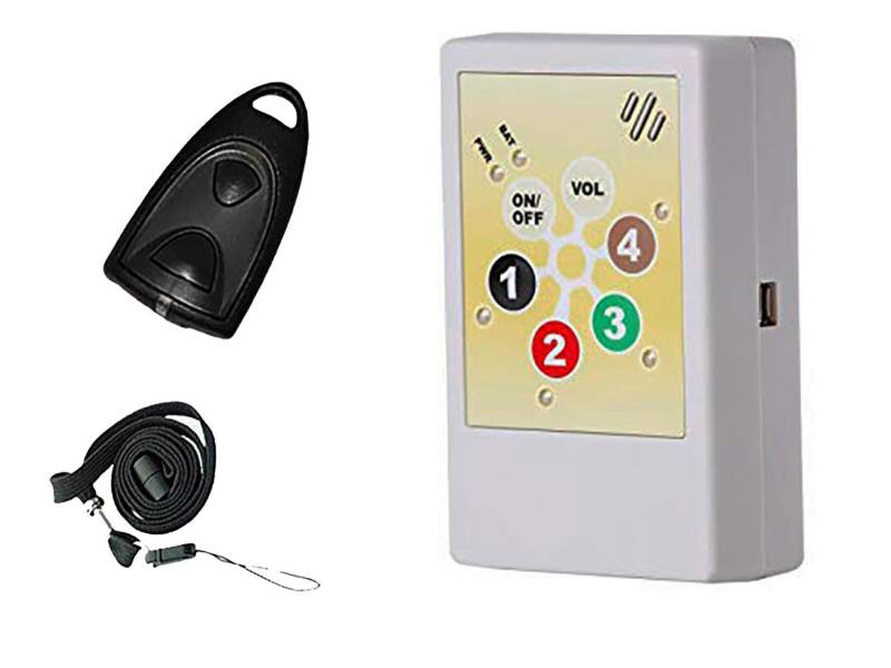 HelpLine by Eiflaender & Soehne Helpline 2 Hausnotruf Alarmanlage (Angenehme Ruftonmelodien, 4 verschiedene Kanäle programmierbar) von HelpLine by Eiflaender & Soehne