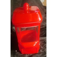 Glasdose, Popcorn Wagen Glas, Keksdose, Ausgefallene Dose, Süße Kleine Rote Weiße Behälter, Kleiner Behälter Glasdose, Popcorn Wagen Glas, Keksdose, Ausgefallene Dose, Süße Kleine Rote Weiße Behälter, Kleiner Behälter von HelpingCreate