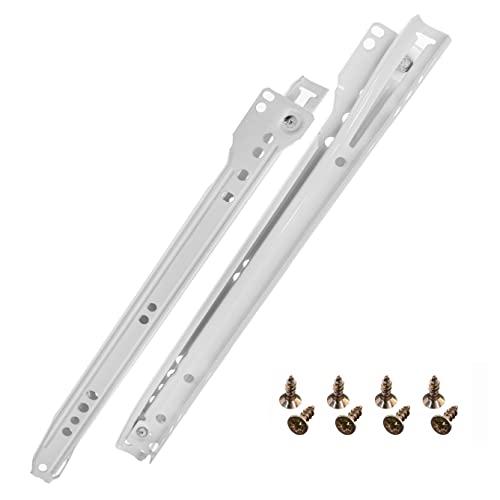 HELPMATE Rollschubführung 300 mm 1 Paar 2er Set Schiene Schubladenschiene Schubladenauszug Schienensystem Schublade Teilauszug weiß inkl. Befestifungsmaterial HELPMATE Rollschubführung 300 mm 1 Paar 2er Set Schiene Schubladenschiene Schubladenauszug Schienensystem Schublade Teilauszug weiß inkl. Befestifungsmaterial von HELPMATE
