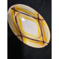 Vernonware Organdie Kleine Ovale Servierplatte. Jahrgang von HelpmeRhondaFinds