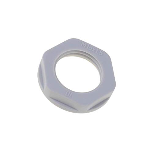 4X KMK-PA RAL7035 M16 Nut M16 polyamide 22mm grey -40-100°C Thread: metric HELUK von Helukabel