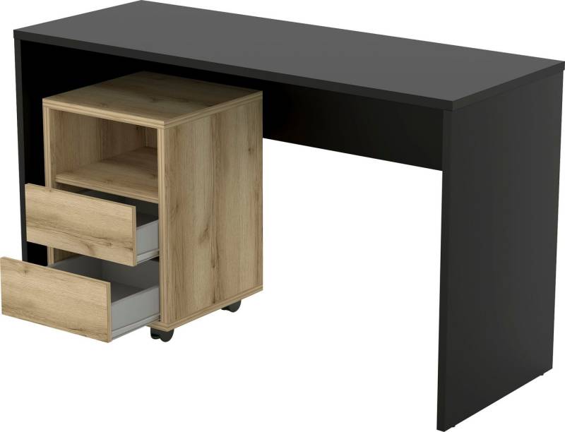 INOSIGN Büromöbel-Set Agapi, (Set, 2-tlg), bestehend aus Schreibtisch und Rollcontainer im modernen Design von INOSIGN