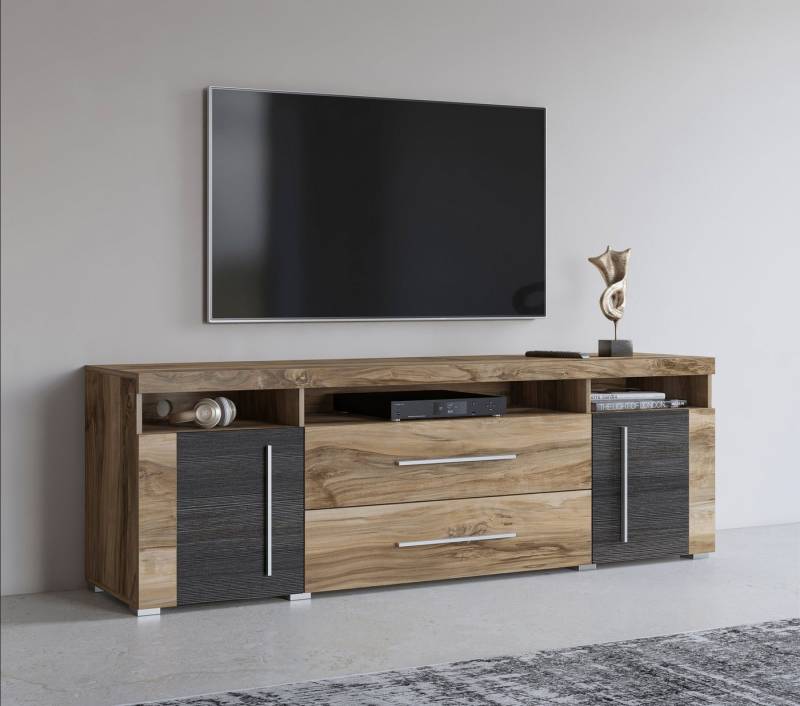 INOSIGN Lowboard Roger,Breite 182 cm, stilvolle TV-Kommode, 2Türen 2 Schubladen, TV-Schrank mit viel Stauraum, TV-Board von INOSIGN